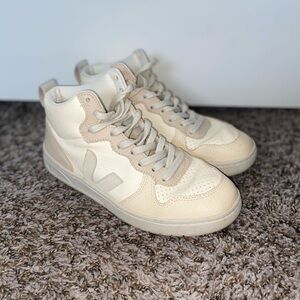 Veja V-15 high-top trainers